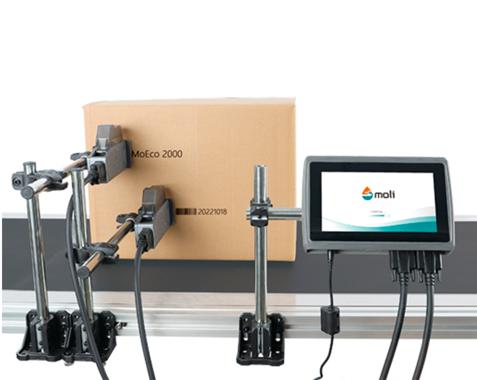 Codificador automático Moeco con uno o dos cabezales de impresión